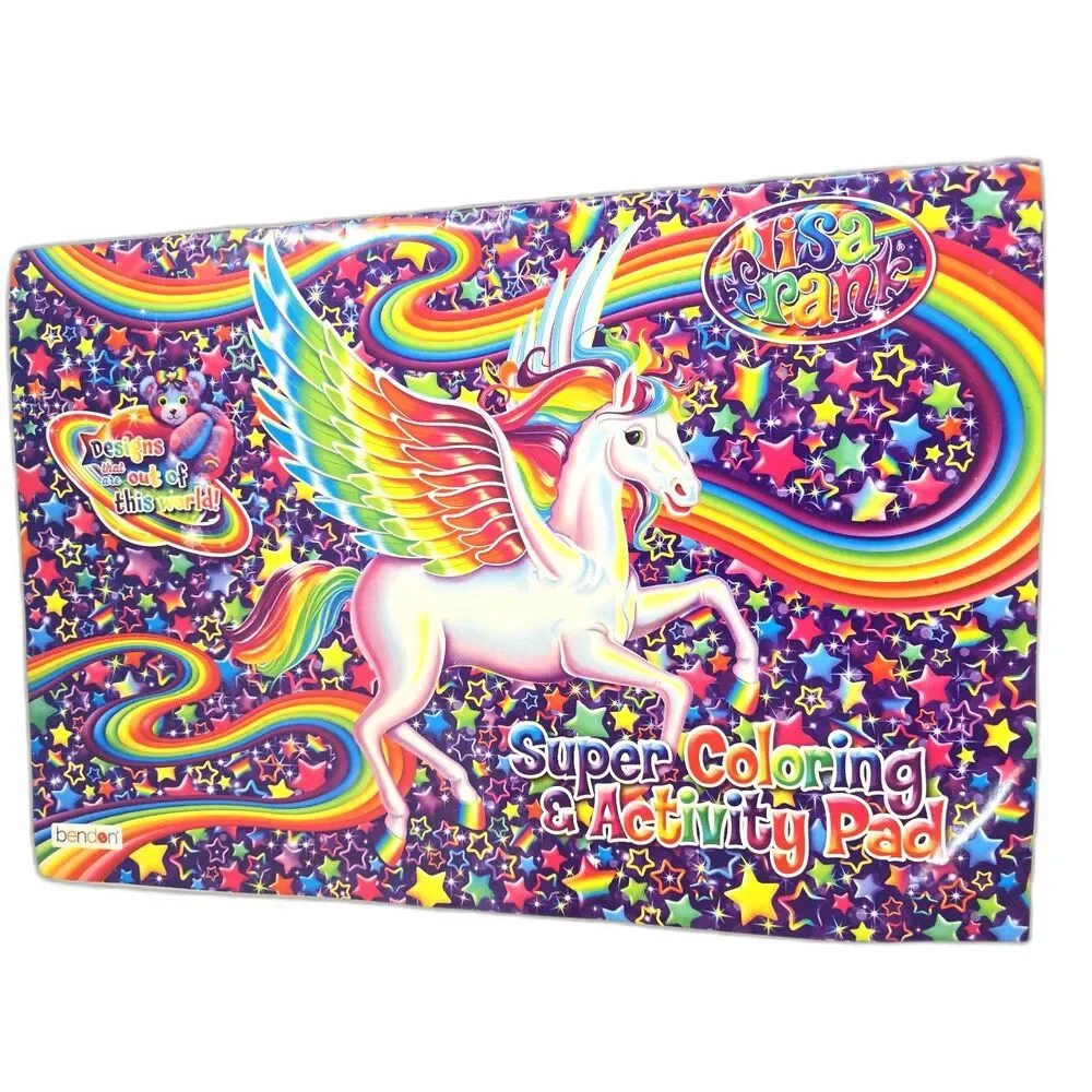 Lisa Frank Oversized Jumbo Coloring Book Activity Pad 16